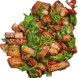 เฉพาะกะเพราหมูกรอบ
