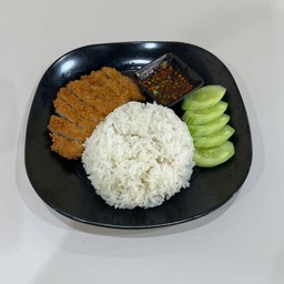 ข้าวหมูทอด