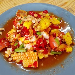 ตำข้าวโพดไข่เค็ม