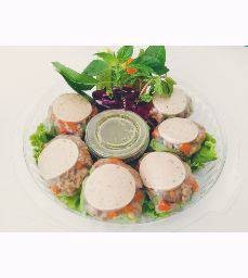 หมูสับเห็ดหอม+หน้าไก่ยอพริกไทยดำ