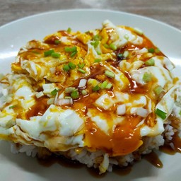 ข้าวไข่ขยี้ ซอส บาร์บีคิว