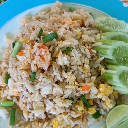 ข้าวผัดปู + ไข่แดงไข่เค็ม