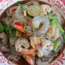 ตำเส้นเล็กกุ้งสด