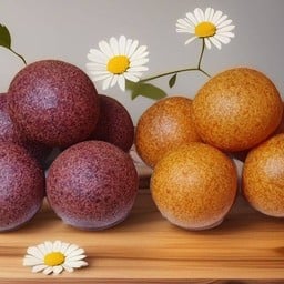 ขนมไข่เต่ามันม่วง+มันส้ม