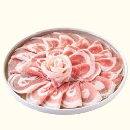 หมูติดมัน จานใหญ่