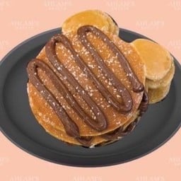 แพนเค้ก ช็อกโกแลต เฮอเซลนัทครีม  5 ชิ้น