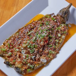 มะเขือเผาทรงเครื่อง