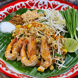 ผัดไทยกุ้งสด