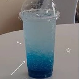 บลูเบอรี่โซดา  22 oz