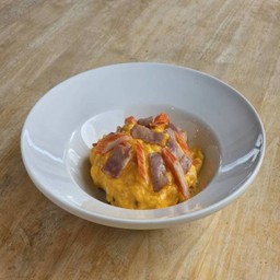 ข้าวไข่ข้นเบคอนปูอัด