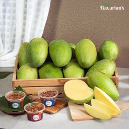 ผลไม้ปอกพร้อมทาน มะม่วงแก้วขมิ้นน