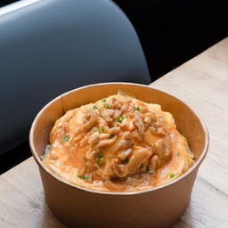 ข้าวไข่ข้นกากหมู