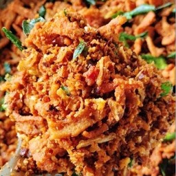 ข้าวเหนียวหมูสวรรค์+น้ำพริกกากหมู อร่อยมาก