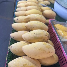 ข้าวเหนียวมะม่วงจีราพรตลาดหลักชัย