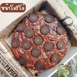 เค้กบราวนี่ หน้าโอริโอ้