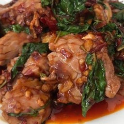 ข้าวกระเพาะเนื้อติดมัน(ไม่มีเนื้อสับ)