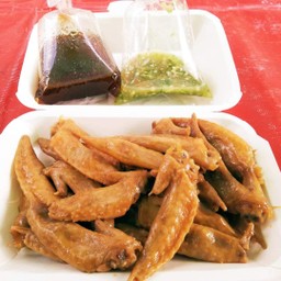 ไก่ต้มน้ำปลา สามใบเถา (หนองบัวศาลา)   โคราช