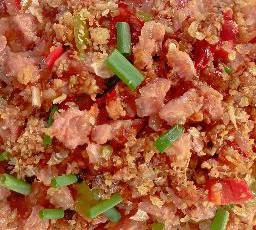 ข้าวแหนมคั่วพริกเกลือ