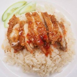 ข้าวมันไก่รวม(ต้ม+ทอด)