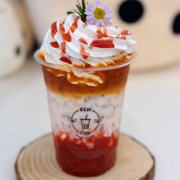 สตรอว์เบอรี่ชาไทยมิ้ลค์