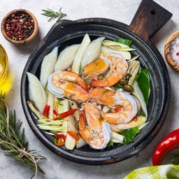 ต้มยำกุ้ง.น้ำใส เห็ดรวม