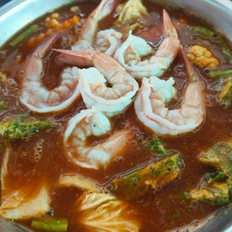 แกงส้มชะอมกุ้งสด