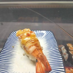 ข้าวปั้นกุ้งเทอริยากิ