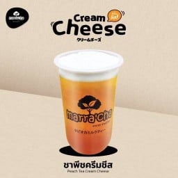 ชาพีช ครีมชีส