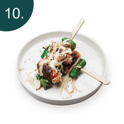 เนื้อห่อข้าวกระเจี๊ยบญี่ปุ่นย่างชีส