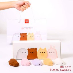 Gife Box 5 ชิ้น - โมจิแมวน้ำ รวมพี่หมี