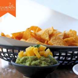 MANGO GUACAMOLEServed with fresh fried corn chips