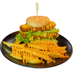 ซุปเปอร์เบอร์เกอร์ไก่ธรรมดา