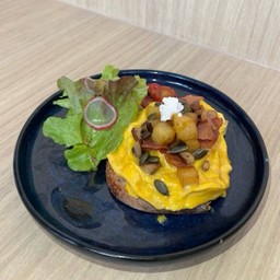 Roasted Pumpkin Scrambled  ไข่คนฟักทอง