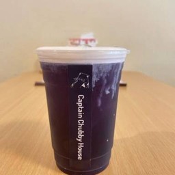 butterfly pea mixed honey lemon