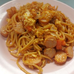 สปาเกตตี้ผัดซอส