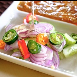 เพิ่มเฉพาะผักและอาจาด