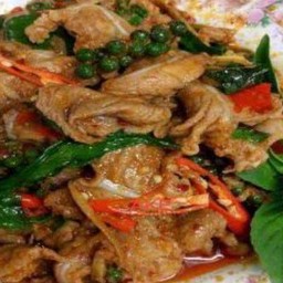 ข้าวหมูผัดฉ่า