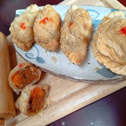 กระหรี่ปั๊ป ไส้ไก่ไข่เค็ม สูตรโบราณ