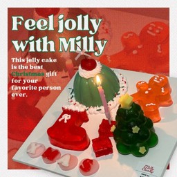 Xmas mini jelly cake (4 pieces)