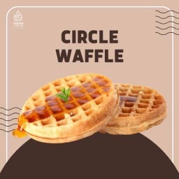🧇 วาฟเฟิลกลมล้วน (เลือก Toppings เองได้)