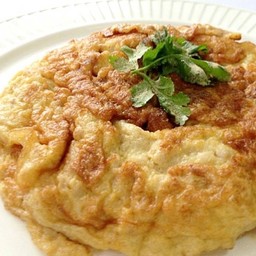 ข้าวไข่เจียวกุ้งสับ