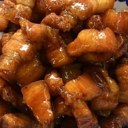 ข้าวหมูสามชั้นหวาน