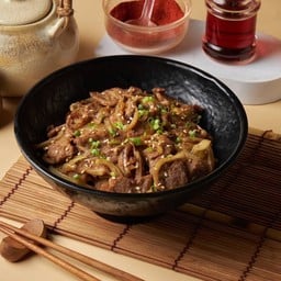 ข้าวหน้าหมูผัดซอสเกาหลี