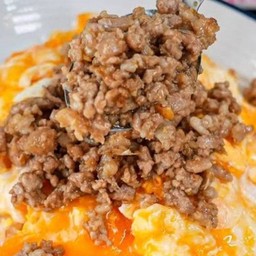 ข้าวไข่ข้นหมูสับ
