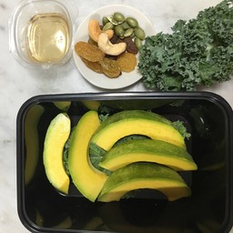 Avocado Grain Meat + Kale Juice