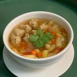 ซุปมักกะโรนี ไก่