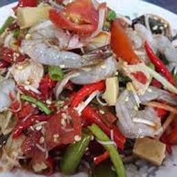 ตำป่ากุ้งสด