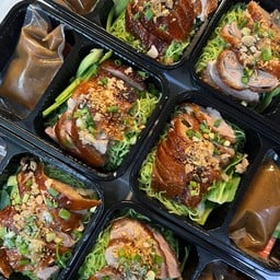 (โปรเดลิเวอรี่) ปกติ 270.- บะหมี่เป็ดย่างแห้ง 3 กล่อง