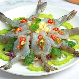 กุ้งแช่น้ำปลา