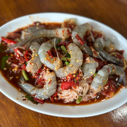 ตำข้าวปุ้นกุ้งสด